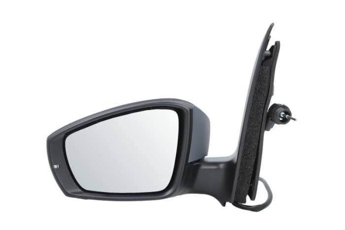 Oglinda exterioara stanga (mecanic, convex, subacoperit, cu semnalizator) potrivit SKODA CITIGOe iV; VW UP 07.16-