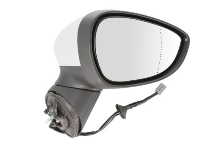 Oglinda laterala Dreapta electric, asferice, crom, potrivit FORD B-MAX