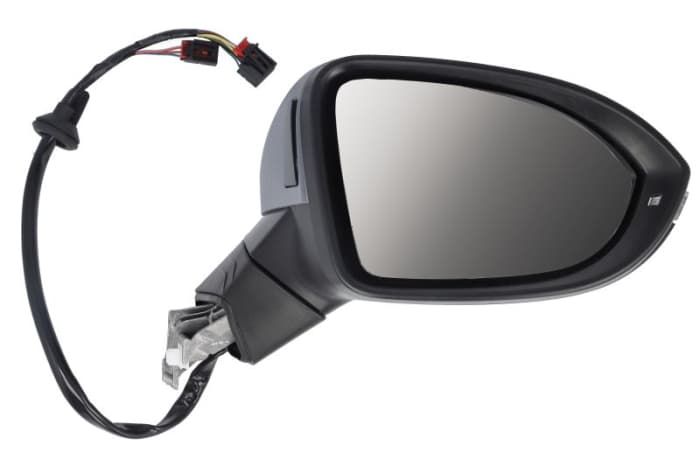 Oglinda laterala dreapta electric, convex, cu incalzire, asistenta banda, grund, cu memorie, semnalizator potrivit VW GOLF VIII 07.19-