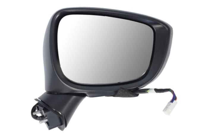Oglinda laterala dreapta electric, convex, grund, rabatare electrica, semnalizator potrivit MAZDA CX-3 05.15-12.21