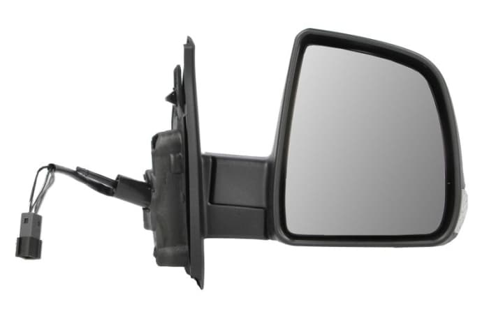 Oglinda laterala dreapta mecanica, convex, grund, cu senzor temperatura potrivit FIAT DOBLO II; OPEL COMBO D 09.14-12.22