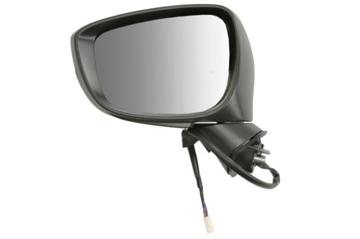 Oglinda stanga (electric, asferic, grund, rabatare electrica, cu semnalizator) potrivit MAZDA CX-3 05.15-