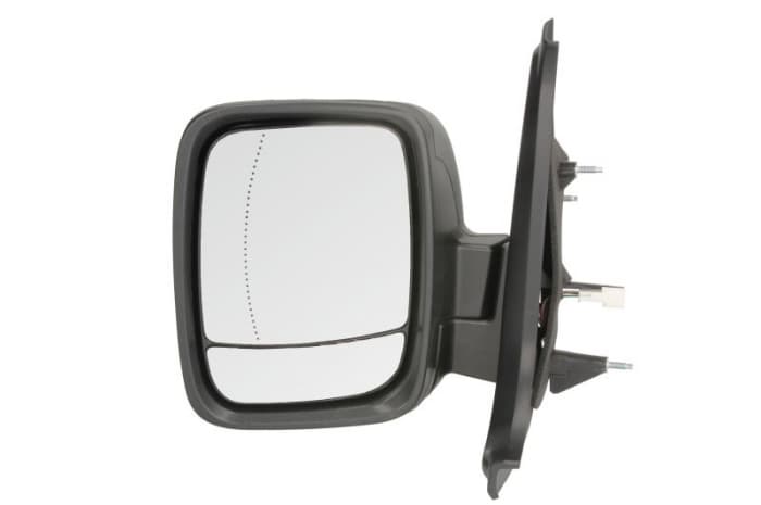 Oglinda stanga electrica, asferic, incalzita, crom FIAT TALENTO; NISSAN NV300; OPEL VIVARO; RENAULT TRAFIC dupa 2014