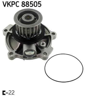 Pompa apa CHRYSLER VOYAGER IV 2.5D 2.8D intre 2000-2008
