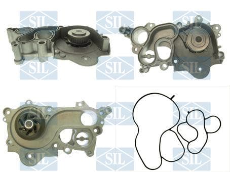 Pompa apa cu garnitura potrivit AUDI A3; SEAT IBIZA IV, IBIZA IV SC, IBIZA IV ST, IBIZA V, MII; SKODA CITIGO, FABIA III; VW ARTEON, ARTEON SHOOTING BRAKE, LOAD UP, POLO, POLO V 1.0-1.4H 08.11-
