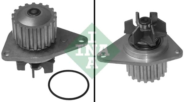 Pompa apa cu garnitura potrivit CITROEN C2, C3 I, C4, C4 I; PEUGEOT 1007, 206, 207, 307 1.4 10.03-