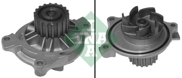 Pompa apa cu garnitura potrivit VOLVO 850, 940, 940 II, 960, S70, S80 I, V70 I, V70 II; VW CRAFTER 30-50 2.4D 2.5D 08.90-07.11
