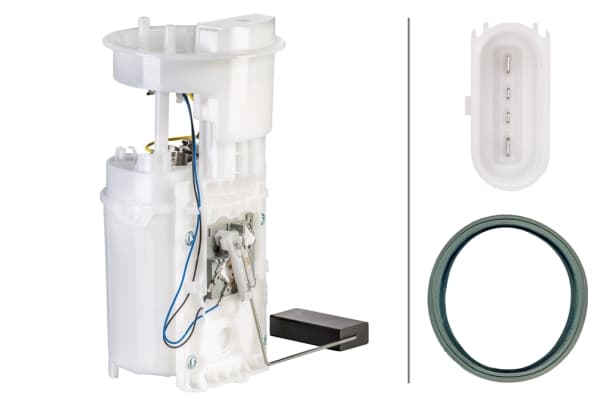 Pompa combustibil (modul) potrivit AUDI A3, A6 C5; SEAT ALHAMBRA, CORDOBA, IBIZA III; SKODA FABIA I, FABIA I PRAKTIK, FABIA II, FELICIA II; VW GOLF IV, PASSAT B5, PASSAT B5.5 1.2-2.4 06.94-12.14