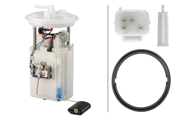 Pompa combustibil (modul) potrivit DAEWOO LANOS; FORD FOCUS I; HONDA ACCORD VI, ACCORD VII, CIVIC V; HYUNDAI ELANTRA IV, GETZ, I10 I, I20 I, I30, SONATA V; KIA CEE D, CERATO I, PRO CEE D 1.1-2.3 10.91