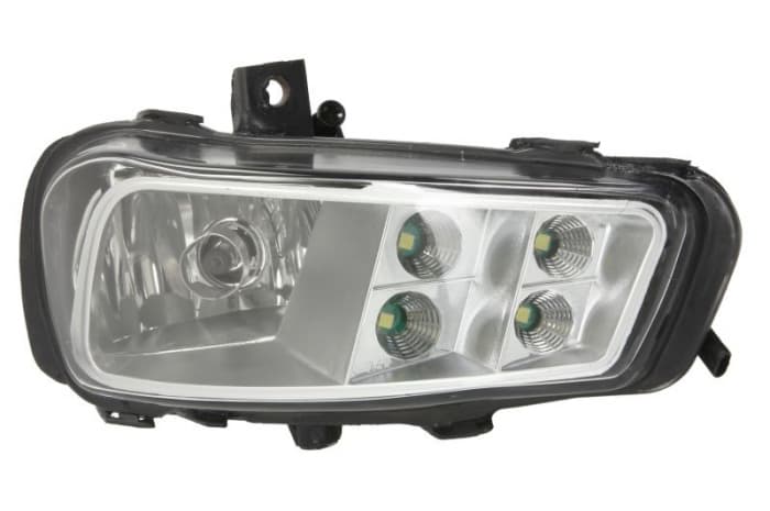 Proiector ceata Dreapta (H11 LED, cu iluminare curba) 24V potrivit MERCEDES ACTROS MP4 MP5 07.11-