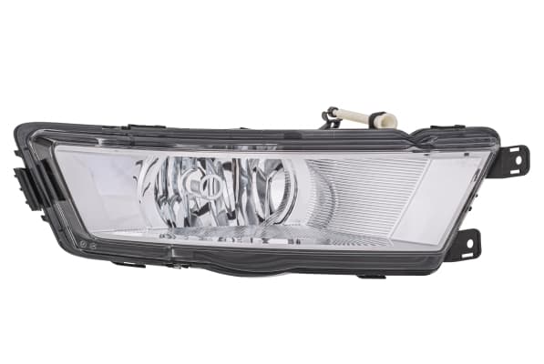 Proiector ceata Dreapta (H8, cromat) potrivit SKODA RAPID 07.12-03.17