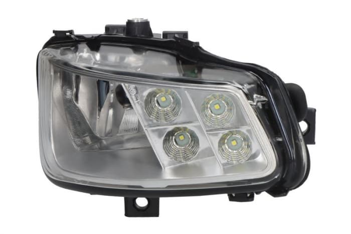Proiector ceata stanga (H11 LED, cu iluminare curbata) 24V potrivit MERCEDES ACTROS MP4 MP5, ANTOS 07.11-