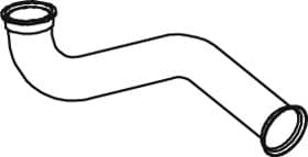Racord evacuare (lungime:765mm) EURO 4 5 potrivit DAF CF 65, LF 55 GR165S1 05.06-