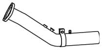Racord evacuare (lungime:630mm) EURO 5 potrivit MAN TGL I, TGM I D0836LFL60-D0836LFLAN 04.05-03.22