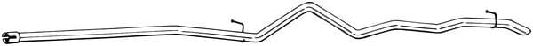 Racord evacuare partea spate potrivit MERCEDES SPRINTER 4,6-T (B906), SPRINTER 5-T (B906); VW CRdupa 30-50 2.1D-3.0D 04.06-