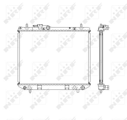 Radiator apa racire motor DAIHATSU TERIOS 1.3 intre 1997-2000