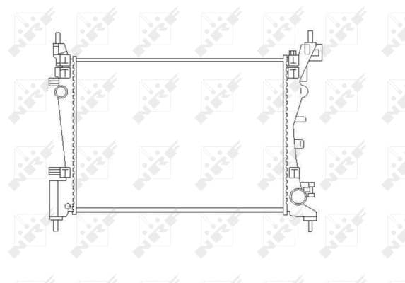 Radiator apa racire motor FIAT FIORINO, GRANDE PUNTO, PUNTO, PUNTO EVO, QUBO 1.2-1.4LPG dupa 2005