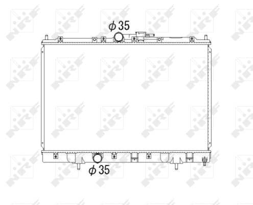 Radiator apa racire motor MITSUBISHI PAJERO PININ 1.8 2.0 intre 1999-2007