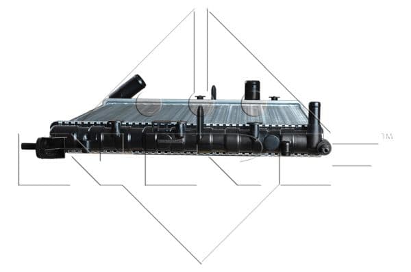 Radiator apa racire motor RENAULT CLIO II 1.2 1.2LPG dupa 1998