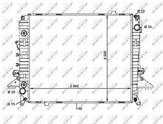 Radiator apa racire motor (transmisie automata) LAND ROVER DISCOVERY III, DISCOVERY IV, RANGE ROVER SPORT 2.7D dupa 2004