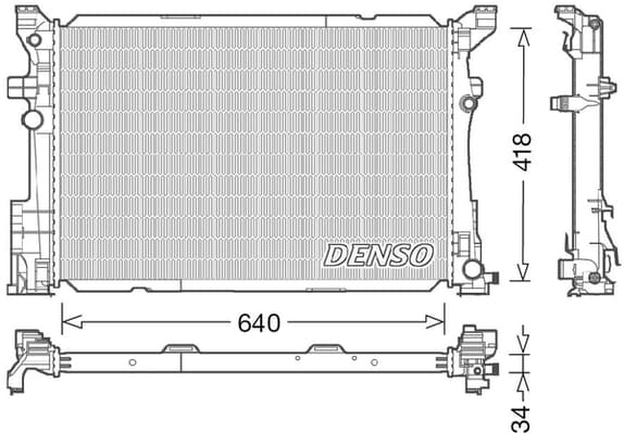Radiator apa racire motor (transmisie automata) Mercedes Clasa A (W176), B (W246, W242), CLA (C117), CLA SHOOTING BRAKE (X117), GLA (X156) 2.0 2.0CNG dupa 2012