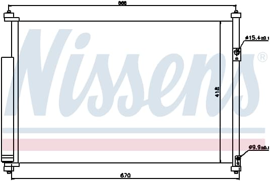 Radiator clima AC cu uscator SUZUKI GRAND VITARA II 1.6-3.2 dupa 2005