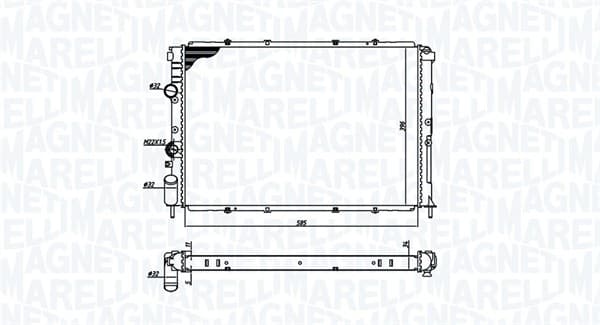 Radiator motor (Manual) potrivit CITROEN BERLINGO, BERLINGO MINIVAN, C4, C4 I, XSARA, XSARA PICASSO, XSARA HATCHBACK, XSARA KOMBI; PEUGEOT 2008 I, 307, PARTNER, PARTNER MINIVAN 1.1-2.0D