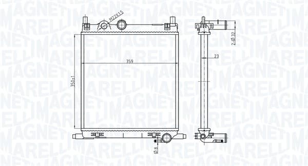 Radiator motor (Manual) potrivit SEAT MII; SKODA CITIGO, E-CITIGO; VW LOAD UP, UP! 1.0 1.0CNG Electric