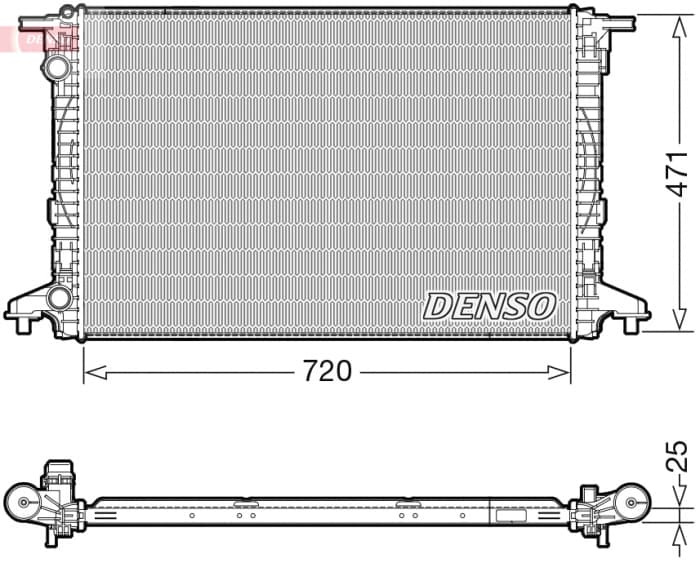 Radiator motor potrivit AUDI A4 B9, A5, Q5, Q7 1.4 2.0 2.0D