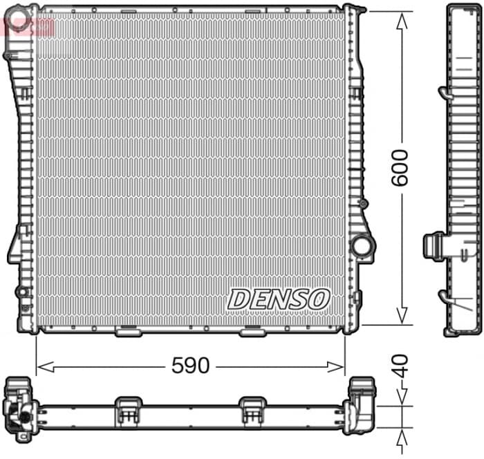 Radiator motor potrivit BMW X5 (E53) 3.0-4.8