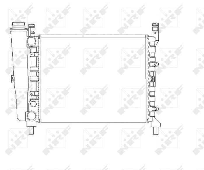 Radiator motor potrivit FIAT UNO 1.1