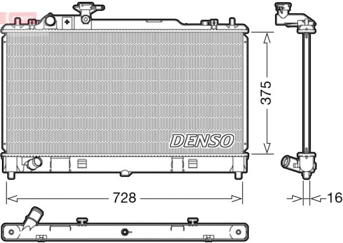 Radiator motor potrivit MAZDA 6 1.8 2.0