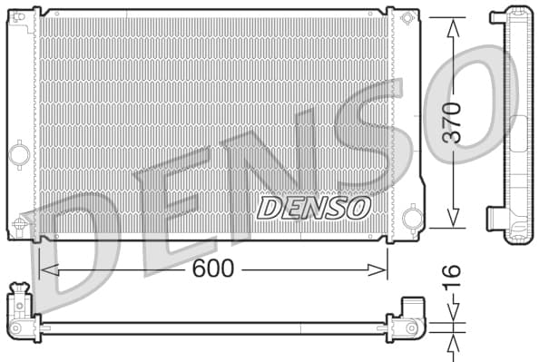 Radiator racire motor potrivit TOYOTA AURIS, PRIUS, PRIUS PLUS 1.8H