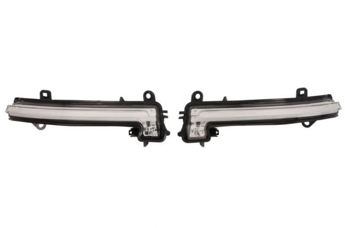 Semnalizator lateral oglinda stanga dreapta LED, dinamic, set, versiunea alba BMW Seria 1 F20, F21, 2 F22, F23, F87, 3 F30, F31, F80, 4 F32, F33, F82, F83, X1 E84 dupa 2009