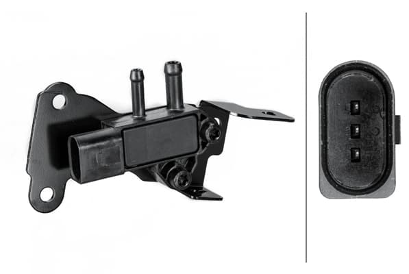 Senzor presiune gaze evacuare (numar pini: 3) potrivit OPEL ANTARA A 2.2D 12.10-12.15