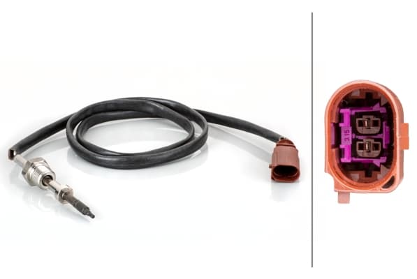 Senzor temperatura evacuare (inainte dpf) AUDI A3; SEAT LEON, LEON SC, LEON ST; SKODA OCTAVIA III; VW GOLF ALLTRACK VII, GOLF SPORTSVAN, GOLF VII 1.6D dupa 2012