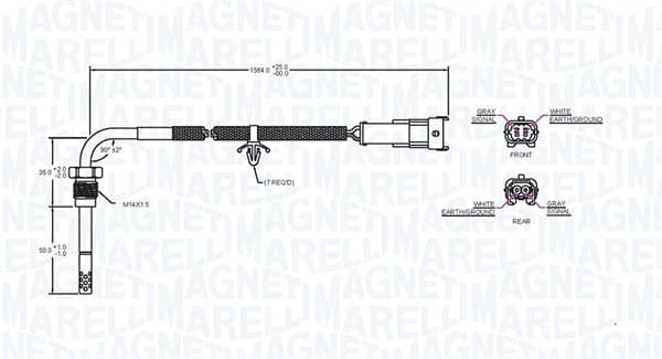Senzor temperatura evacuare OPEL ASTRA H, ASTRA H GTC, ZAFIRA B 1.9D intre 2004-2015