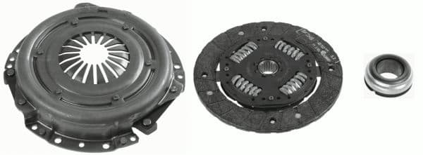 Set ambreiaj cu rulment (180mm) CITROEN C2, C3 I, C3 II, C3 PLURIEL; PEUGEOT 1007, 206, 207, 307 1.1 1.4 1.4CNG dupa 2000