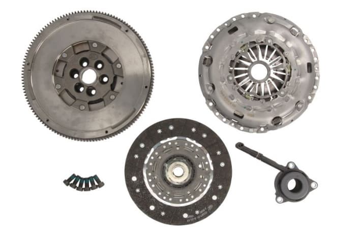 Set ambreiaj cu volanta masa dubla si rulment hidraulic AUDI A3, TT; SEAT ALHAMBRA, ALTEA, ALTEA XL, LEON, TOLEDO III; SKODA OCTAVIA II, SUPERB II, YETI; VW CADDY III, EOS 1.9D 2.0D dupa 2003