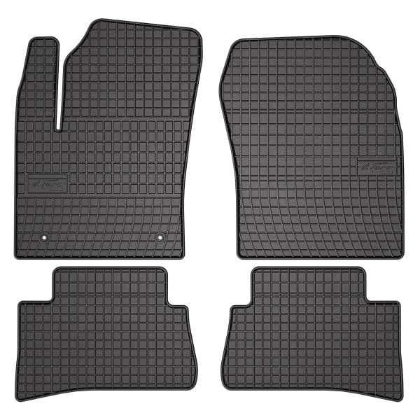 Set covorase cauciuc 4 piese BASIC, fata spate negru, potrivit TOYOTA C-HR 10.16-, SUV