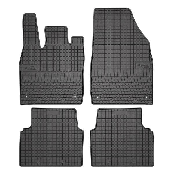 Set covorase cauciuc 4 piese BASIC, fata spate negru, potrivit VW ID.3 11.19-