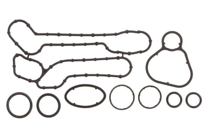Set garnituri radiator ulei potrivit ALFA ROMEO 159; CHEVROLET AVEO, AVEO KALOS, CRUZE, ORLANDO, TRAX; FIAT CROMA; OPEL ASTRA H, ASTRA H CLASSIC, ASTRA H GTC, ASTRA H KOMBI, ASTRA J 1.4-1.8LPG 06.05
