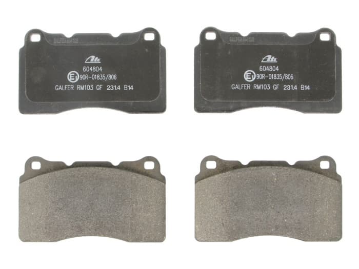 Set placute frana Fata potrivit VOLVO S60 I, V70 II; ALFA ROMEO GIULIETTA; RENAULT MEGANE III 1.6D-2.5 01.03-12.20