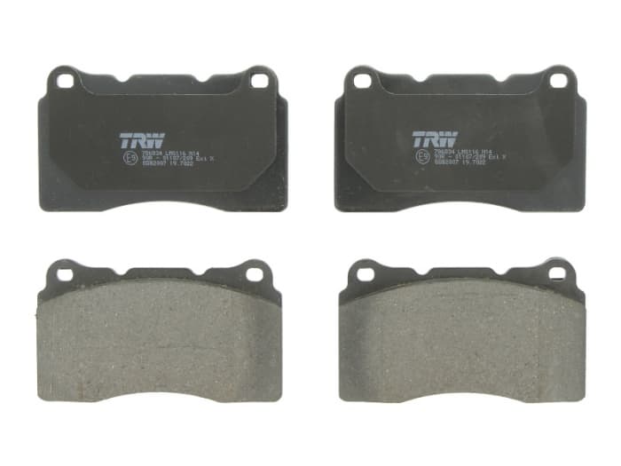 Set placute frana Fata potrivit VOLVO S60 I, V70 II; ALFA ROMEO GIULIETTA; RENAULT MEGANE III 1.6D-2.5 07.02-12.20