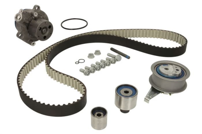 Set pompa apa + curea dintata potrivit AUDI A3, A4 B9, A5, A6 C8, Q5; SEAT LEON; VW ARTEON, CRAFTER, CRAFTER 30-35, PASSAT B8, TIGUAN, TOURAN, TRANSPORTER T6 2.0D 2.0DH 2.5D 04.06-