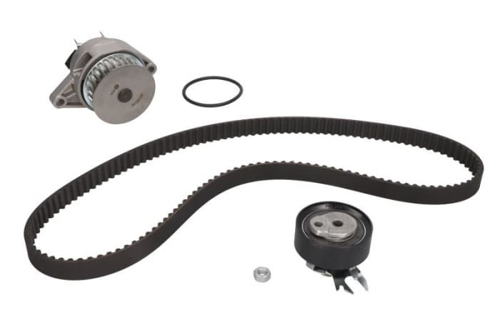 Set pompa apa + curea dintata potrivit SEAT CORDOBA, CORDOBA VARIO, IBIZA II, INCA; SKODA FELICIA I, FELICIA II, OCTAVIA I; VW CADDY II, CADDY II MINIVAN, GOLF III, POLO 1.4 1.6 09.92-09.04