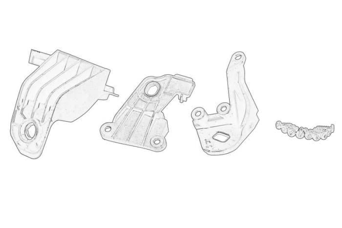 Set reparatie far stanga potrivit FIAT TIPO 1.3D-1.6D 10.15-10.20