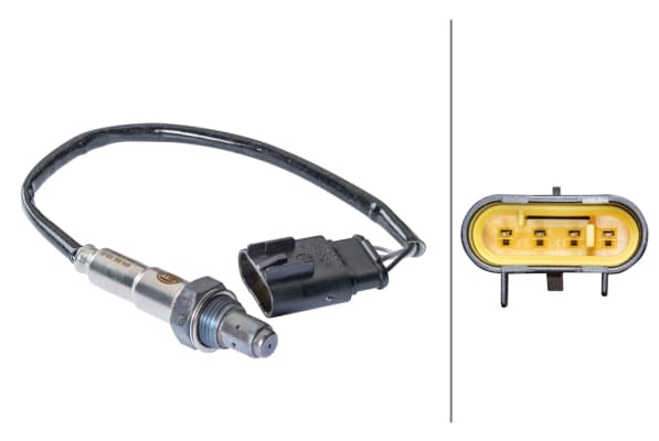 Sonda lambda (numar fire 4, 250mm) potrivit VOLVO S60 I; ABARTH PUNTO, PUNTO EVO; ALFA ROMEO GIULIETTA, MITO; AUDI A6 C5; BMW Seria 1 (E81), 1 (E87), 3 (E90), 3 (E91), X3 (E83) 0.9-5.7 01.88-