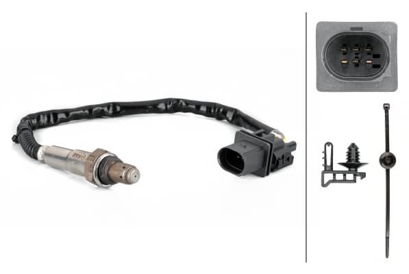 Sonda lambda (numar fire 6, 292mm) potrivit CITROEN C5 III, C6; FORD RANGER, TRANSIT; HYUNDAI ACCENT IV, I20 II, I30, TUCSON; LAND ROVER RANGE ROVER IV 1.1D-3.0DH 10.05-