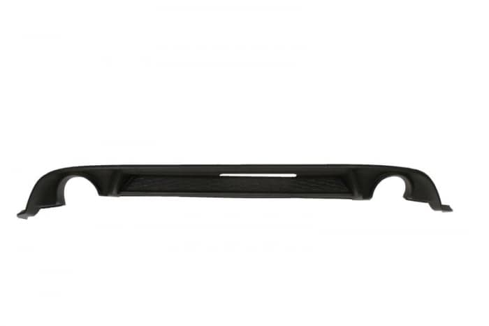 Spoiler bara spate inferior GTI, gri inchis, cu iesire teava evacuare partea stanga partea dreapta VW GOLF 7 VII HATCHBACK intre 2017-2019